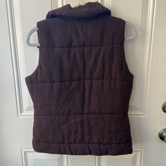 BB DAKOTA Women’s Vest Brown Snap Button SZ M Thick - Picture 6 of 6